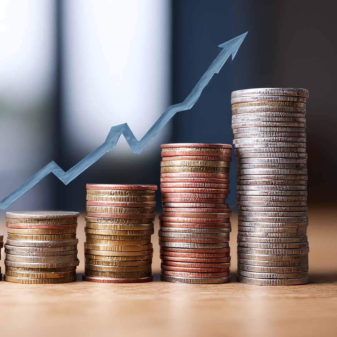 la trésorerie cumulative avec des pièces